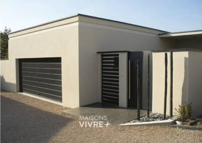 Maison de plain-pied en toit-terrasse à Ecully dans l'Ouest lyonnnais