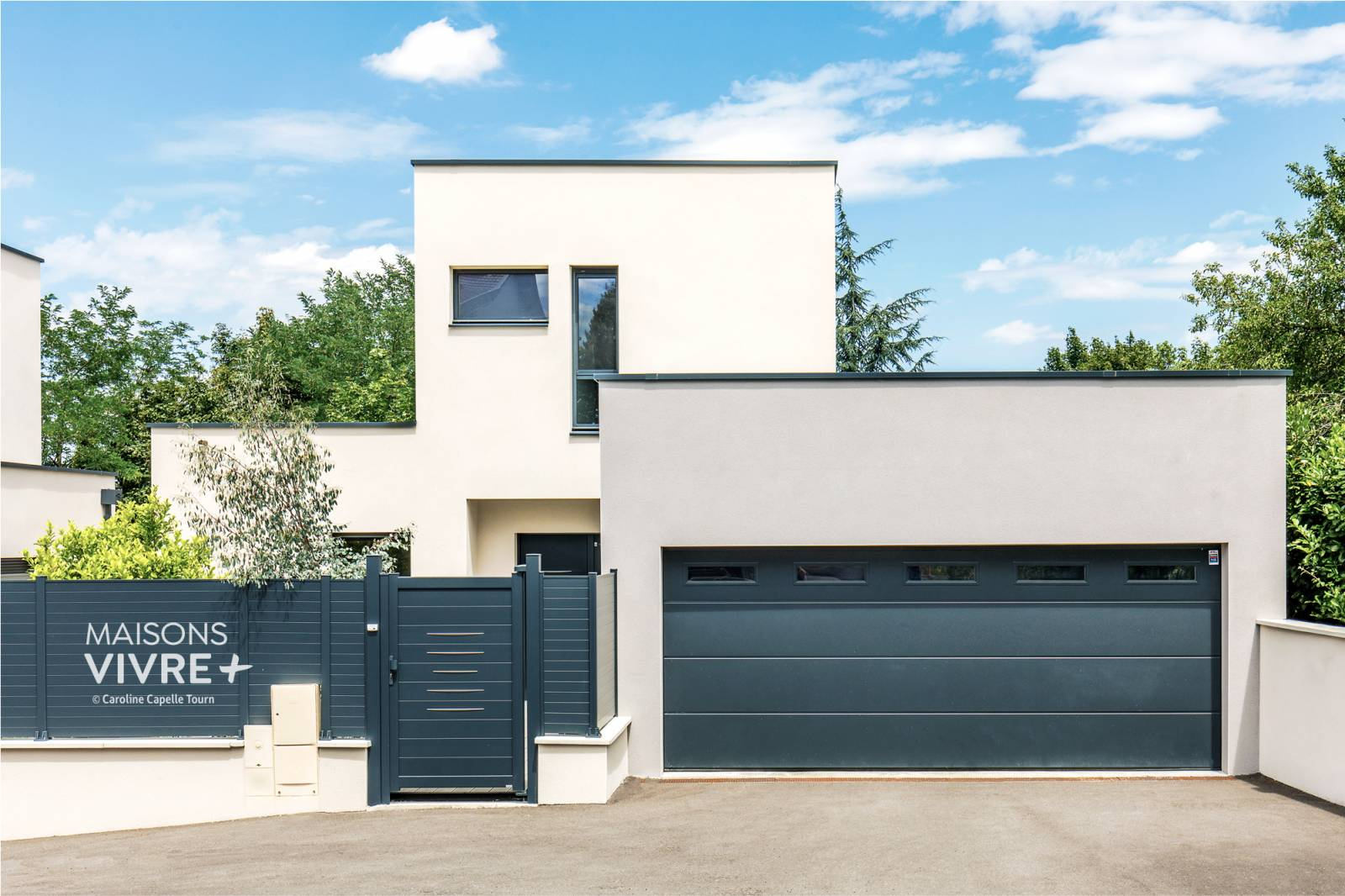 Construction d'une maison contemporaine haut de gamme aux portes de Lyon