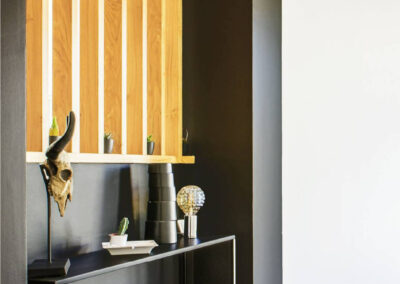 Maison contemporaine toit plat dans l'Ouest Lyonnais