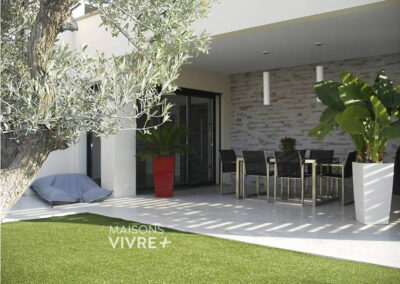 Maison de plain-pied en toit-terrasse à Ecully dans l'Ouest lyonnnais