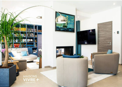 Maison contemporaine dans le Rhône, proche de Lyon