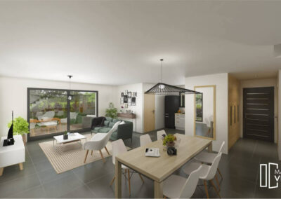 SAINT-ANDRE-DE-CORCY – TERRAIN 489 M² + MAISON 131 M² : PROCHE DE LYON