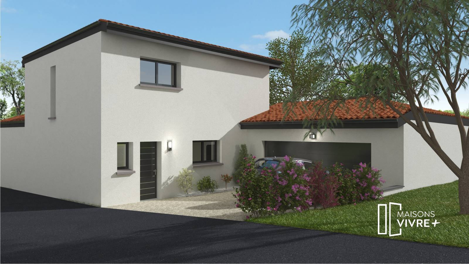 SAINT-ANDRE-DE-CORCY – TERRAIN 489 M² + MAISON 131 M² : PROCHE DE LYON