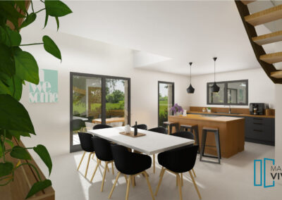 TERRAIN + MAISON À COLOMBIER-SAUGNIEU