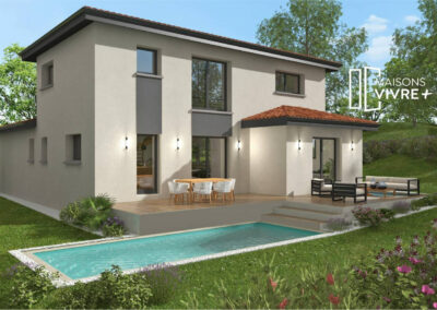 TERRAIN + MAISON À COLOMBIER-SAUGNIEU