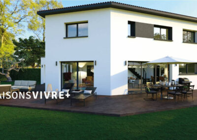 TERRAIN ET PROJET DE MAISON À FRONTENAS