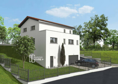 TERRAIN ET PROJET DE MAISON À GENAY