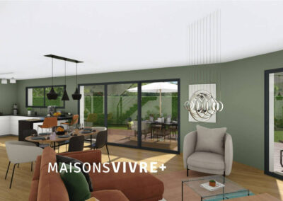 TERRAIN ET PROJET DE MAISON À FRONTENAS