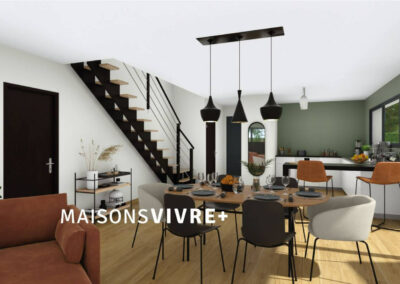 TERRAIN ET PROJET DE MAISON À FRONTENAS
