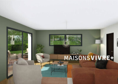 TERRAIN ET PROJET DE MAISON À FRONTENAS