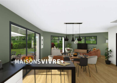 TERRAIN ET PROJET DE MAISON À FRONTENAS