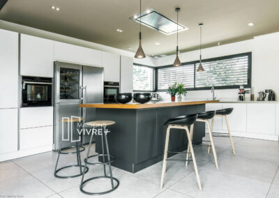 Maison contemporaine en L