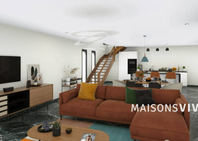 TERRAIN ET PROJET DE MAISON À CRÉPIEUX-LA-PAPE