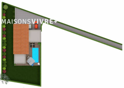 TERRAIN ET PROJET DE MAISON À CRÉPIEUX-LA-PAPE