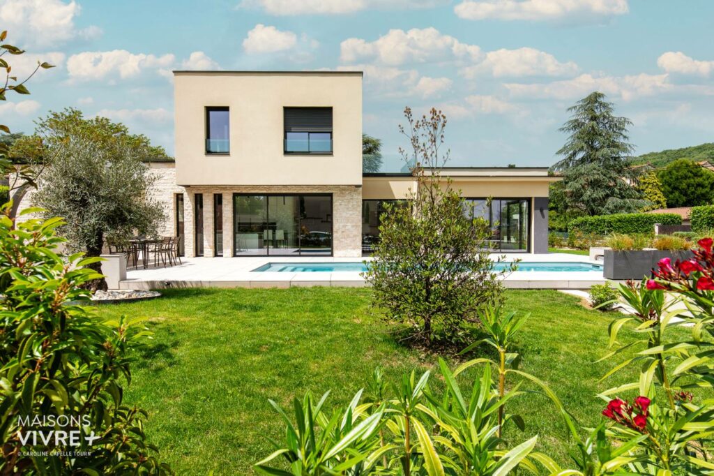 Vue de l'entrée - maison secteur Champagne-au-Monts-d'Or